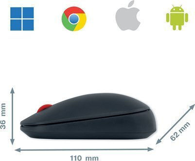 Leitz Cosy Wireless Mouse Velvet Grey