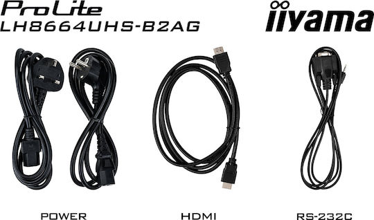 Iiyama LH8664UHS-B2AG Public Display LCD IPS 4K UHD 86"