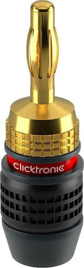 Clicktronic Ștecher Banană masculin 4buc Roșu (52546)