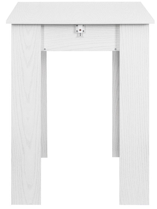 Table Kitchen Extendable Wooden White Frasinato 90(+30)x60x78cm