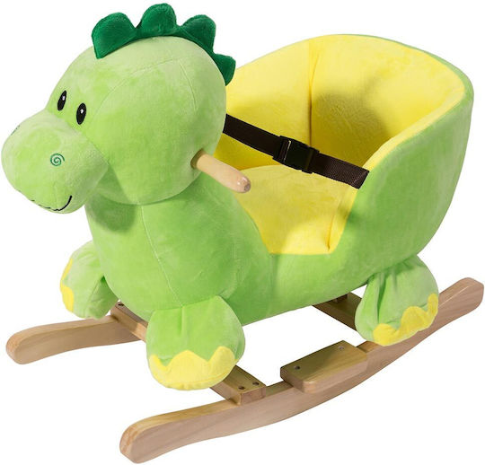 Bakaji Jucărie cu leagăn Dinozaur cu sunete Verde