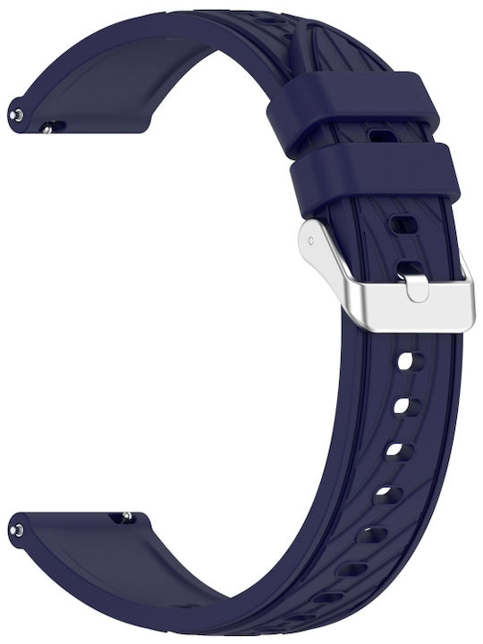 Xiaomi Watch S3 Stripe Texture Band Σιλικόνης 22mm Midnight Blue Xiaomi Watch S3 Stripe Texture Band Σιλικόνης 22mm Midnight Blue