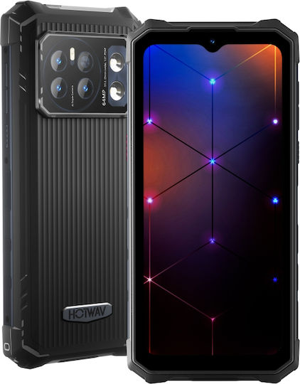 Hotwav Cyber 13 Dual SIM (8/128GB) Ανθεκτικό Smartphone Μαύρο