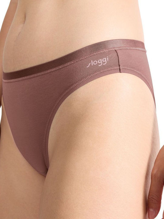 Βαμβακερά Women's Slip 3Pack Cacao