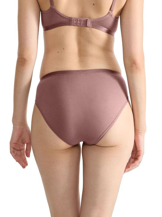 Βαμβακερά Women's Slip 3Pack Cacao