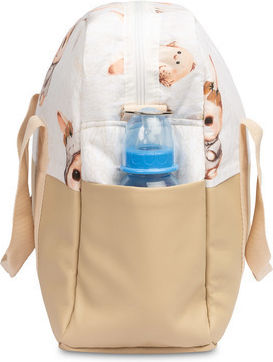Sensillo Shoulder/Hand Diaper Bag Beige 43x30x30cm.