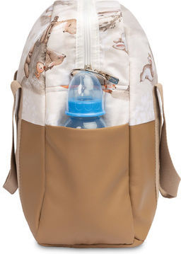 Sensillo Wickeltasche-Wickeltasche Schulter/Hand Braun 43x30x30cm.