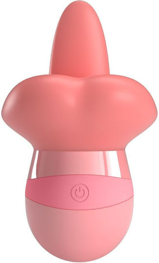 Pretty Love Tongue Mini Ρεαλιστικός Δονητής 10cm Ροζ