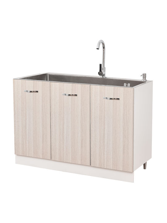 Sink Cabinet Elm 120x50x85cm