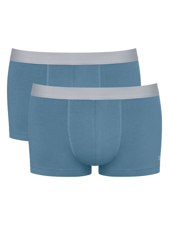 Go Abc Men's Boxers Light Blue 2Pack