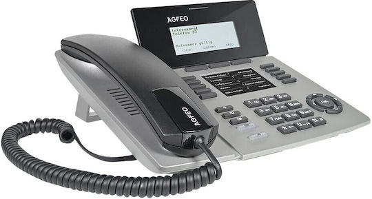 Agfeo St 54 Ip Sensorfon Cu fir Telefon IP Argintiu