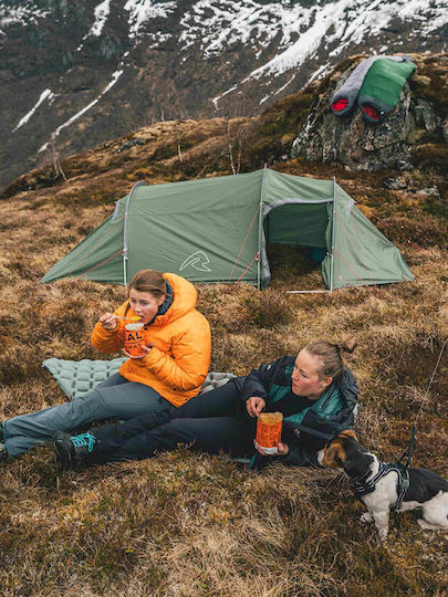 Robens Sage 3 Pro Winter Camping Tent Tunnel Green with Double Cloth for 3 People Waterproof 4000mm 390x190x110cm