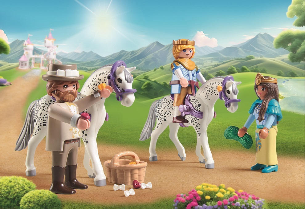 Playmobil Princess Magic Plimbare cu Caleașca Prințesei pentru 4