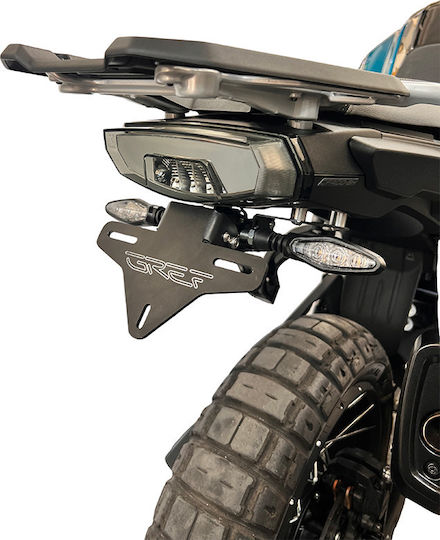Αναδιπλούμενη Βάση Πινακίδας Cf Moto 450mt 2024-2025 (με Κουμπί)