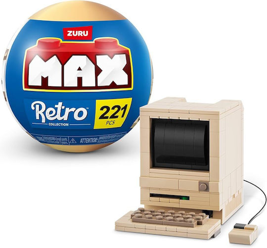 Zuru Max Build Retro Series Building Blocks for 8+ Years 1 Piece (Various Designs) 1pc