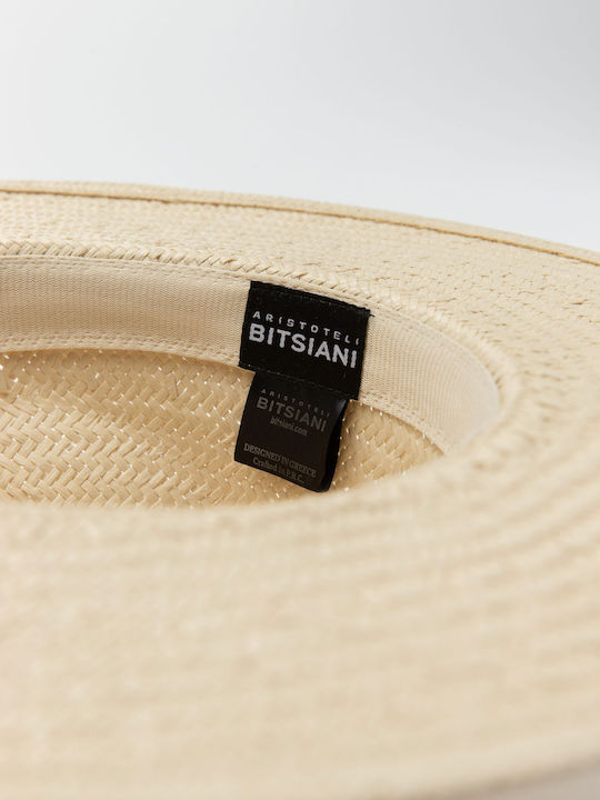 Aristoteli Bitsiani Men's Hat Fedora Beige