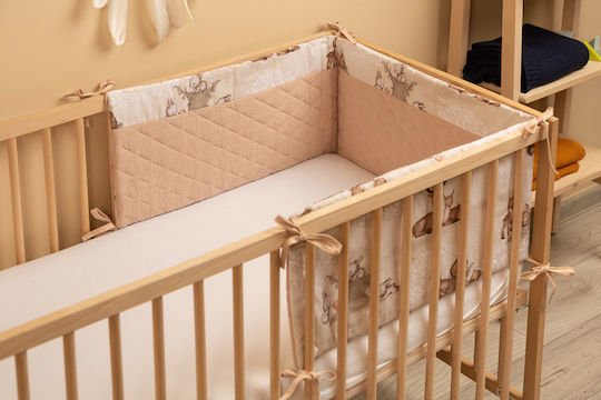 Sensillo Crib Bumpers Classic Inside Coppice Brown