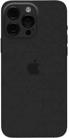 Protective Back Sticker Skin for Apple iPhone 15 Pro Max Gams Premium Vinyl Skin Back Plate Black Matte Gams-vnl-skin-bmt-001-074