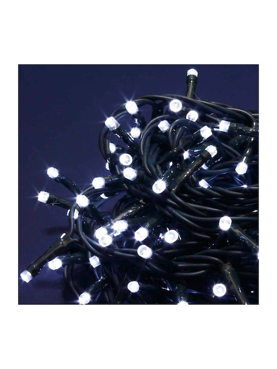 500 Λαμπάκια LED 20μ. Ψυχρό Λευκό σε Σειρά