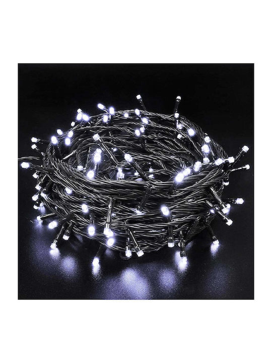 500 Λαμπάκια LED 20μ. Ψυχρό Λευκό σε Σειρά