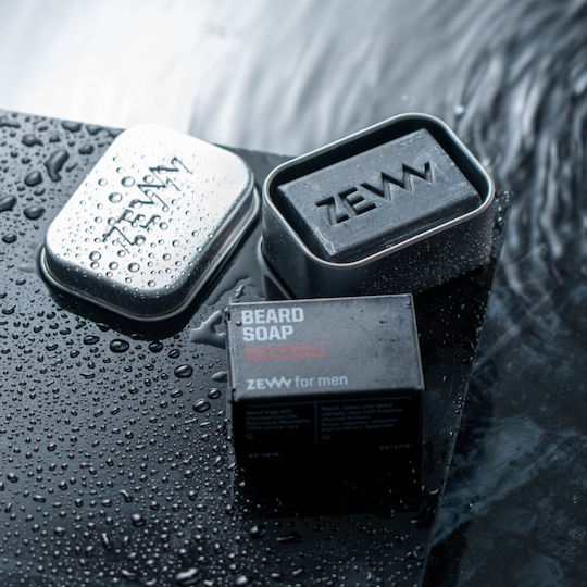 Σετ Σαπούνι Βάλσαμό & Βούρτσα Γενειάδας Zew Men 3 In1 Well Looking Bearded Man Set