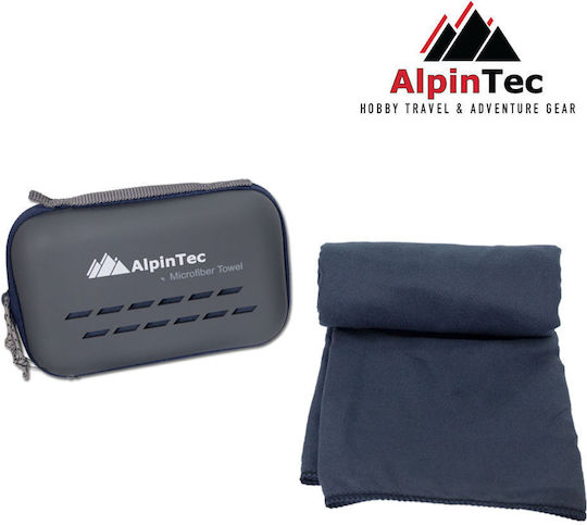 AlpinPro DryFast Prosop De față Microfibră Albastru 50x30cm