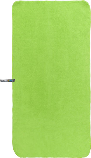 Sea to Summit Tek Microfiber Face Towel with Case Lime 100x50cm