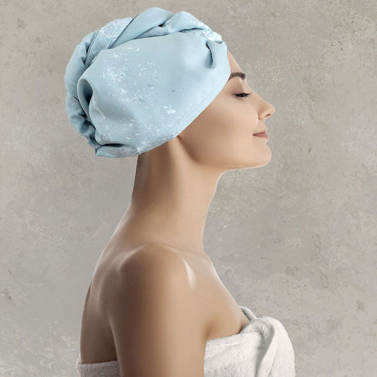 Nima Kasia Πετσέτα Microfiber Μαλλιών 200gr/m² Γκρι 65x25εκ.