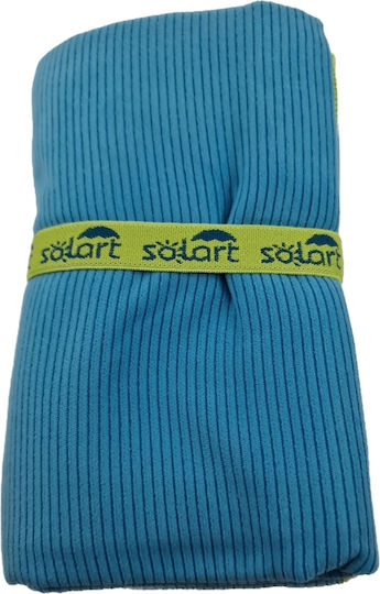Solart Πετσέτα Microfiber Σώματος 220gr/m² Πράσινη 110x175εκ.