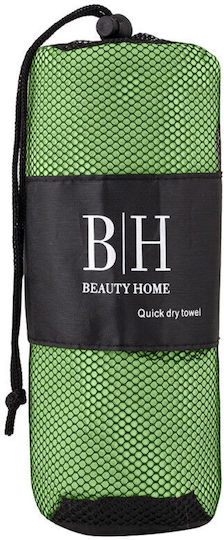 Beauty Home Microfiber Towel Body 200gr/m² Green 160x90cm