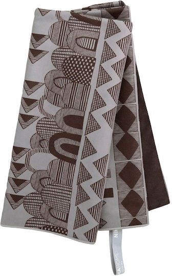 Nima Sierra Πετσέτα Microfiber Σώματος 200gr/m² Διπλής Όψεως Καφέ 160x90εκ.