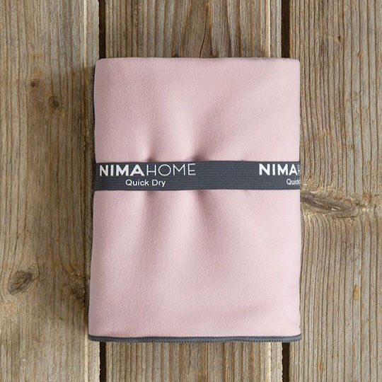 Nima Riva Πετσέτα Microfiber Σώματος Ροζ 160x90εκ.