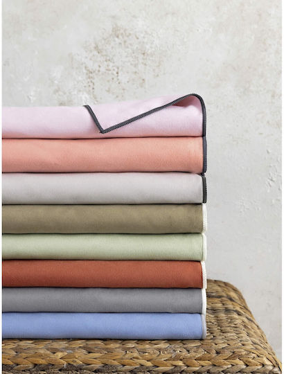 Nima Riva Πετσέτα Microfiber Σώματος Ροζ 160x90εκ.