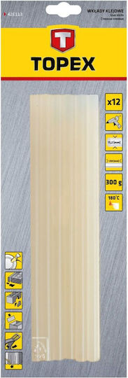 Topex Ράβδοι Σιλικόνης TOP-42E113 Transparent 11mm 12Stück