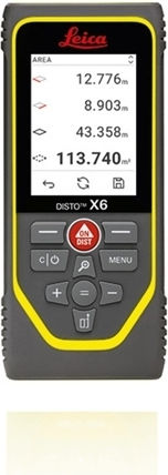 Leica Μέτρο Laser Disto X6 με Δυνατότητα Μέτρησης 250m