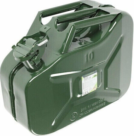 CarMotion Canistru De Combustibil Cu Două Locuri Din Plastic Cu Tub De Extensie 10lt Verde