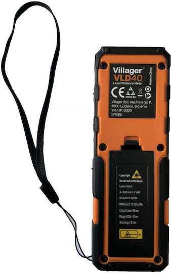Villager Laser Distance Meter 067838 cu Capacitate de Măsurare până la 40m
