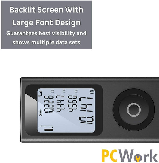 Pcwork Laser Distance Meter PCW11A with Range up to 30m