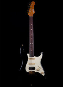 Jet Js-480 Bk G Stratocaster HSS E-Gitarre Schwarz