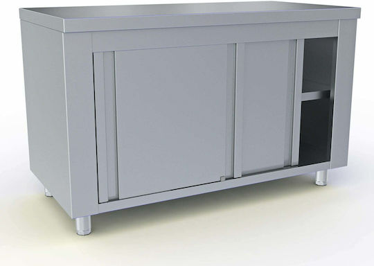 Dominox Ερμάριο με Συρόμενες Πόρτες 140x70x86cm