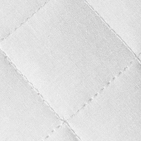 La Luna Protective Cover Single with Skirt Luxurious White 90x200+35cm