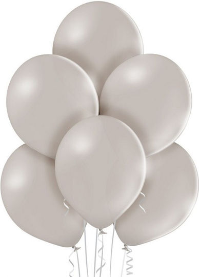 Composition with 100 Balloons Latex Gray 28cm