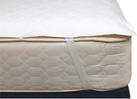 Mobiak Protective Cover King Size Waterproof with Elastic Bands White 200x200cm
