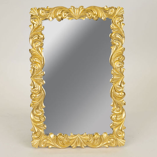751-12011 Wandspiegel Rechteckig Gold 31,3x21cm 751-12011 Wandspiegel Rechteckig Gold 31,3x21cm