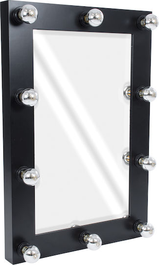 GloboStar MIRROR-60x90-5 Καθρέπτης Ορθογώνιος Μαύρος & LED Φωτισμό 90x60cm GloboStar MIRROR-60x90-5 Καθρέπτης Ορθογώνιος Μαύρος & LED Φωτισμό 90x60cm