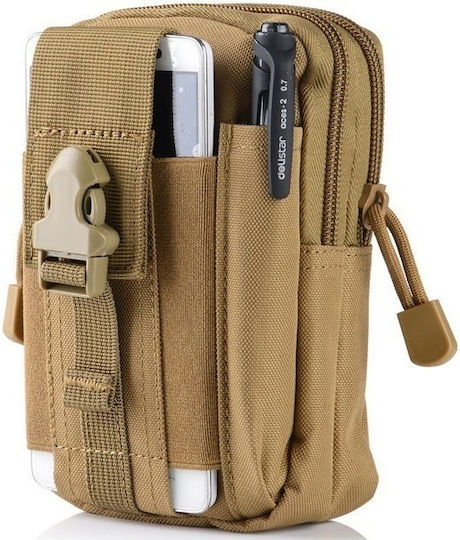Militärische Tasche Gürtel Beige
