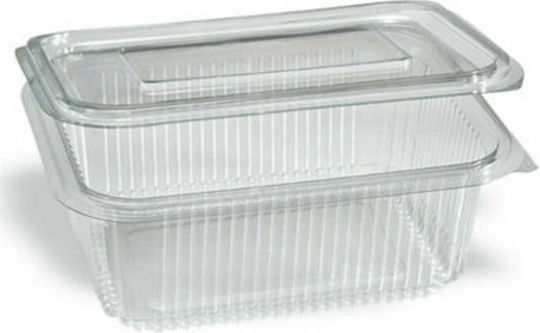 Lux Plast Disposable Plastic PET Tableware for Cold 750ml Transparent