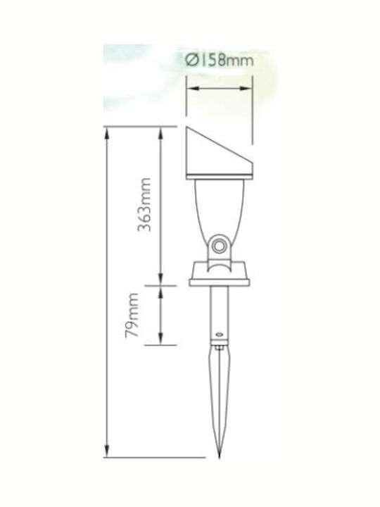 Fos me Wasserdichte LED-Leuchte Eingesteckt 40-00591