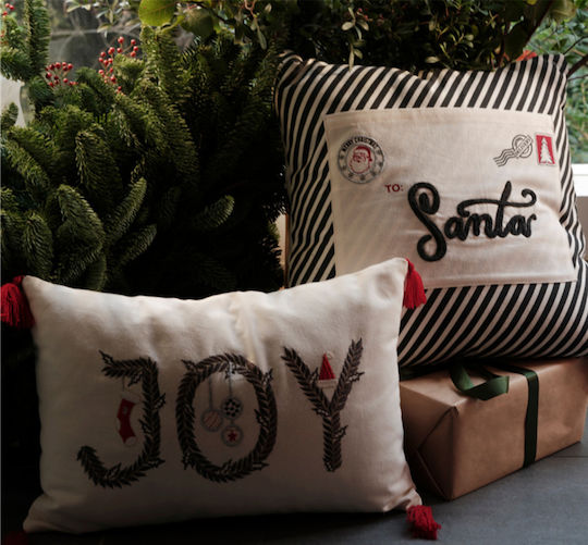 Nef-Nef Homeware Коледна Декоративна Възглавница Christmas Is All Around Квадрат Многоцветен 45x45cm