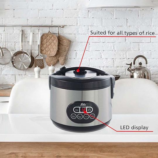 Solis Rice Cooker 500W with Capacity 1.2lt
